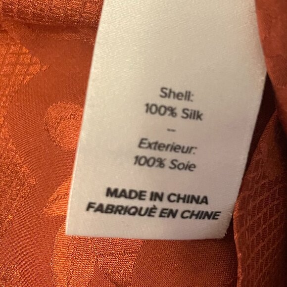 Cinq a Sept Silk Ruffle Trimmed Top - Picture 5 of 8